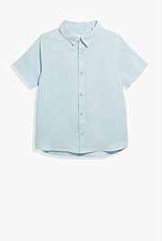 Organically Grown Linen Short Sleeve Shirt