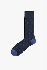 Australian Cotton Monogram Sock