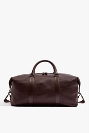 Leather Weekender