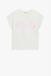 Organically Grown Cotton Sequin Logo T-Shirt