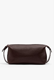 Small Leather Wash Bag
