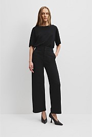 High Rise Wide Leg Jean