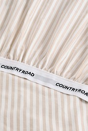 Brae Australian Cotton Stripe King Fitted Sheet