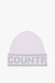 Organically Grown Cotton Blend Logo Beanie