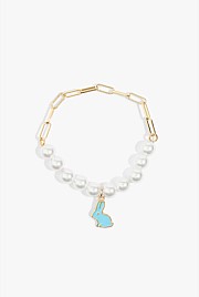 Pearl Bunny Bracelet