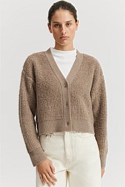 Boucle Crop Cardigan