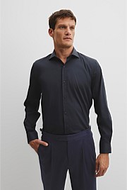 Tailored Fit Cotton Blend Stretch Shirt