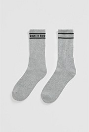 Australian Cotton Blend Country Road Sport Crew Sock