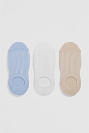 Rib No-Show Sock Pack of 3