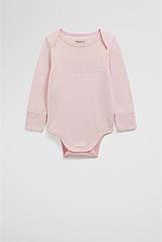 Organically Grown Cotton Heritage Long Sleeve Bodysuit