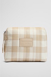 Gingham Cosmetic Case