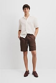 Organically Grown Linen Drawcord Short