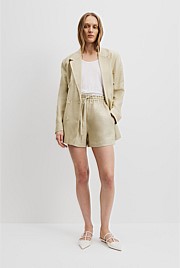 Organically Grown Linen Relaxed Short