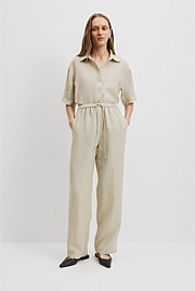 Organically Grown Linen Pull-On Pant