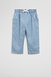 Chambray Daisy Pant