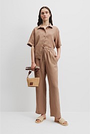 Organically Grown Linen Pull-On Pant