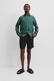 Organically Grown Linen Drawcord Short