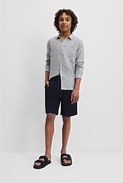 Teen Cotton Linen Short