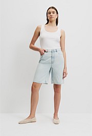 Denim Bermuda Short