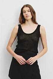 Textured Knit Tank