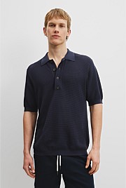 Australian Cotton Short Sleeve Waffle Knit