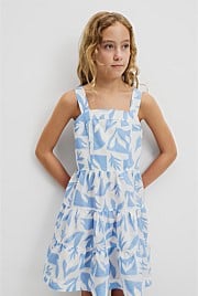 Teen Abstract Tier Mini Dress