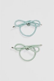 Bow Hair Tie Pack of 2