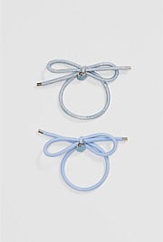 Bow Hair Tie Pack of 2