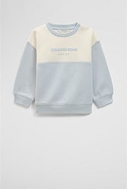 Australian Cotton Spliced Logo Sweat