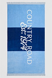 Verified Australian Cotton CR Est. 1974 Beach Towel