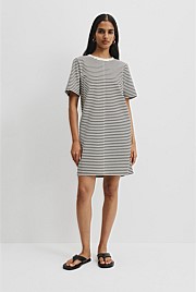 Australian Cotton Stripe T-Shirt Dress