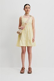 Teen Broderie Tier Gathered Dress