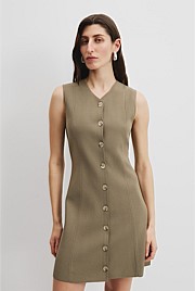 Compact Button Dress