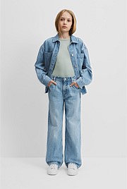 Teen Mid Rise Straight Jean