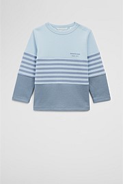 Organically Grown Cotton Block Stripe T-Shirt