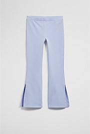 Organically Grown Cotton Blend Flare Tech Pant