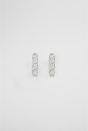 Eva Pearl Hoop Earring