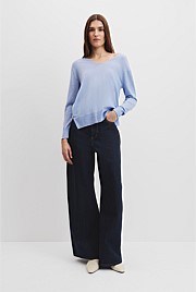 Verified Australian Merino Wool V-Neck Knit