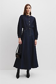 Denim Maxi Skirt