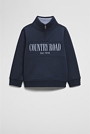 Verified Australian Cotton Heritage Half Zip Sweat