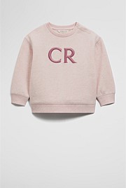 Australian Cotton Oversized CR Logo Sweat