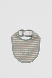 Organically Grown Cotton Waffle Bib