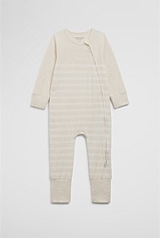 Cotton Logo Zip Jumpsuit