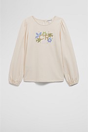 Organically Grown Cotton CR Long Sleeve T-Shirt