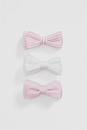 Bow Clip Pack of 3