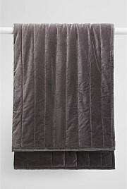 Marlon Organically Grown Cotton Sherpa Throw
