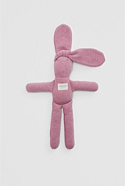 Organically Grown Cotton Blend Rib Stripe Bunny