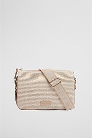 Woven Tri Crossbody Bag