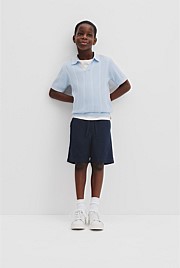 Organically Grown Cotton Knit Polo