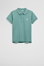 Organically Grown Cotton Logo Polo Shirt